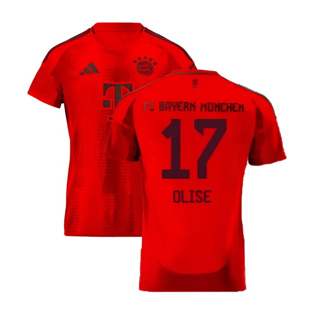 2024-2025 Bayern Munich Home Shirt (Kids) (Olise 17)-SoccerKits Hub | Buy Soccer Jerseys Online